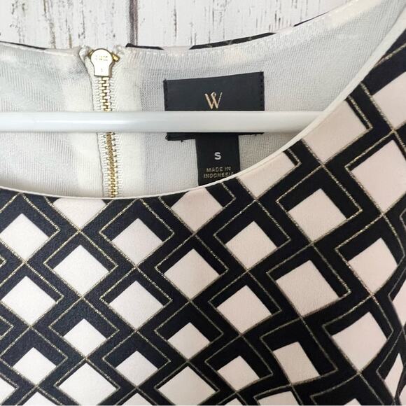 Worthington Women's Sleeveless Zipper Back Multi-pattern Dress Sz S - Picture 8 of 11